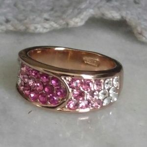 Pink ombre ring